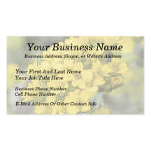 Alyssum Saxatile Flowers Business Cards