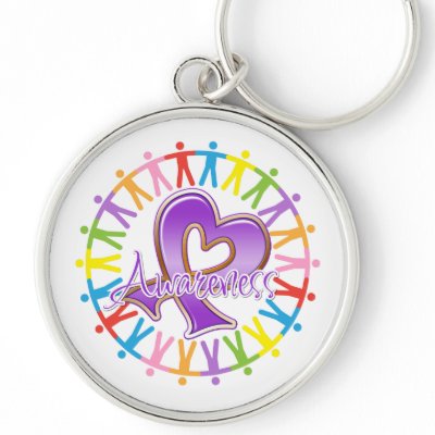 Alzheimer’s Disease Unite in Awareness Keychains by giftsforawareness