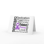 Alzheimers Disease Caregivers Collage Greeting Card