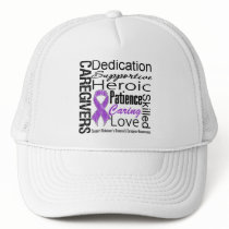 Alzheimers Disease Caregivers Collage Trucker Hat