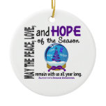 Alzheimer's Disease Christmas 3 Snow Globe Christmas Ornament