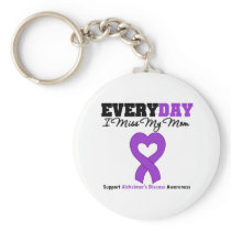 Alzheimer's Disease Every Day I Miss My Mom Key Chains