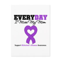 Alzheimer's Disease Every Day I Miss My Mom Post Card