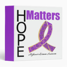Alzheimers Disease Hope Matters Jewelled Binder