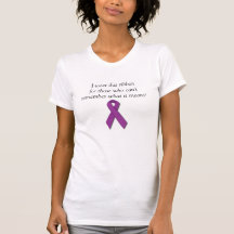 Alzheimer's Disease Ribbon Worn for Patients Tee Shirt