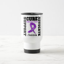 Alzheimer's Disease Support Advocate Cure Mugs