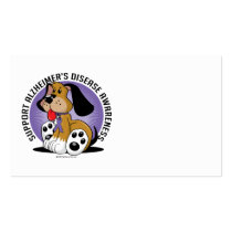 Alzheimers Dog Business Card Template