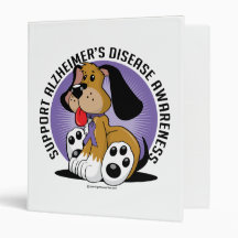 Alzheimers Dog Vinyl Binders