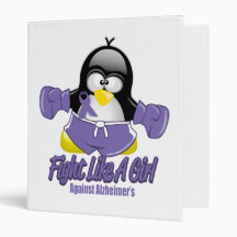Alzheimers Fighting Penguin Binders