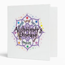 Alzheimers Lotus 3 Ring Binders