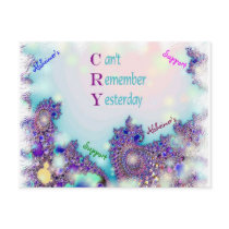 Alzheimer's Support Postcard