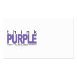 Alzheimers THINK Purple Business Cards