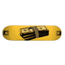 AM Radio "Bone Money" Skateboard