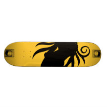 AM Radio "Bonefeather" Skate Board