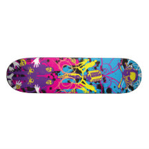 AM Radio "Skulls & Mics" Skate Board Decks