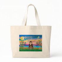 Am. SH Tabby Tiger Cat - Guardian Angel (#2) Canvas Bag