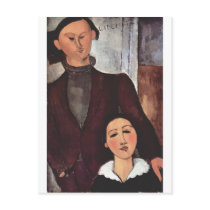 Amadeo Modigliani - Lipchitz and wife 1917 in oil