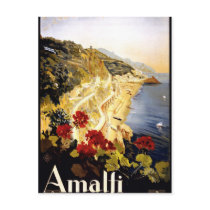 Amalfi Coastline Italian Travel Poster 1910 - 1920 Post Cards