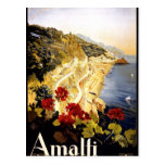 Amalfi Coastline Italian Travel Poster 1910 - 1920 Post Cards