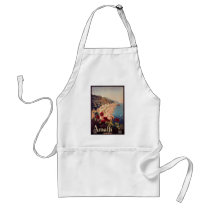 Amalfi, Italy  Vintage Travel Poster Apron