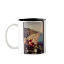 Amalfi, Italy  Vintage Travel Poster Mug