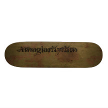 Amalgarhythm Name, Skaters World, Amaglarhythm Skate Board Deck