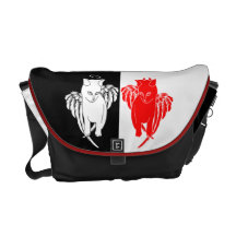 Amanda Good Kitty,Bad Kitty Commuter Bags