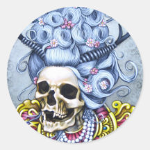Amanda Lynn Round Sticker