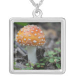 Amanita Mushroom Necklace
