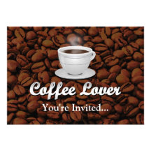 Amant de café, haricots blancs de tasse/Brown Bristols Personnalisés