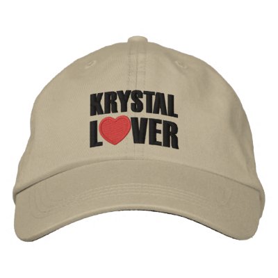 Amant de Krystal Casquette Brodée Amant de Krystal Casquette Brodée