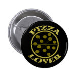 Amant de pizza boutons publicitaires