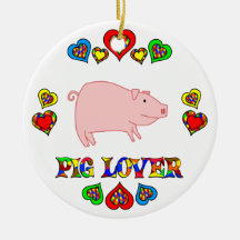 Amant de porc ornement