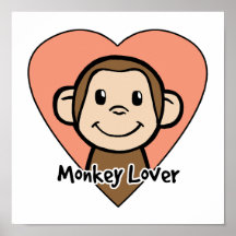 Amant de singe affiche