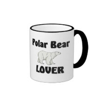 Amant d'ours blanc mugs