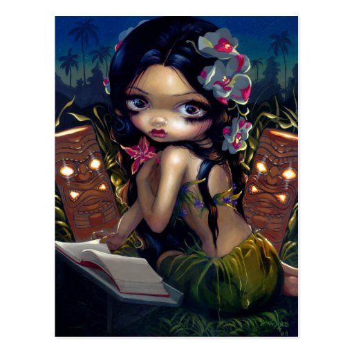 "Amara and the Book" Postcard
