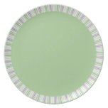 Amara Stripe pistachio Plate