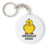 Amarillo Texas Chick Keychain
