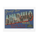 Amarillo, Texas (Heart of the Pan-Handle) Postcards