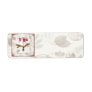 Amaryllis Belladonna Custom Return Address Label