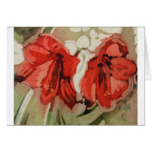 Amaryllis by Morning.JPG Greeting Cards