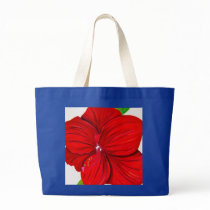 Amaryllis Jumbo Tote Bags