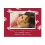 Amaryllis Snowflakes :: Christmas Photo Postcard