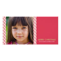 Amaryllis Stars :: Christmas Photocard Customized Photo Card
