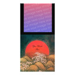 AMATERASU , SUN GODDESS ,red black brown Personalized Photo Card