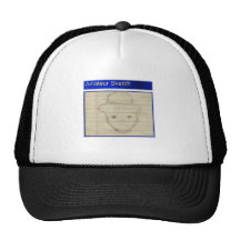 Amateur Leprechaun Sketch Trucker Hats