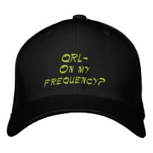 Amateur Radio QRL Hat Embroidered Baseball Cap