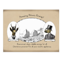 Amazing Atomic Energy Postcard