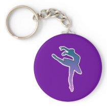Amazing Ballerina Graphic Key Chains