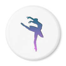 Amazing Ballerina Graphic Magnets